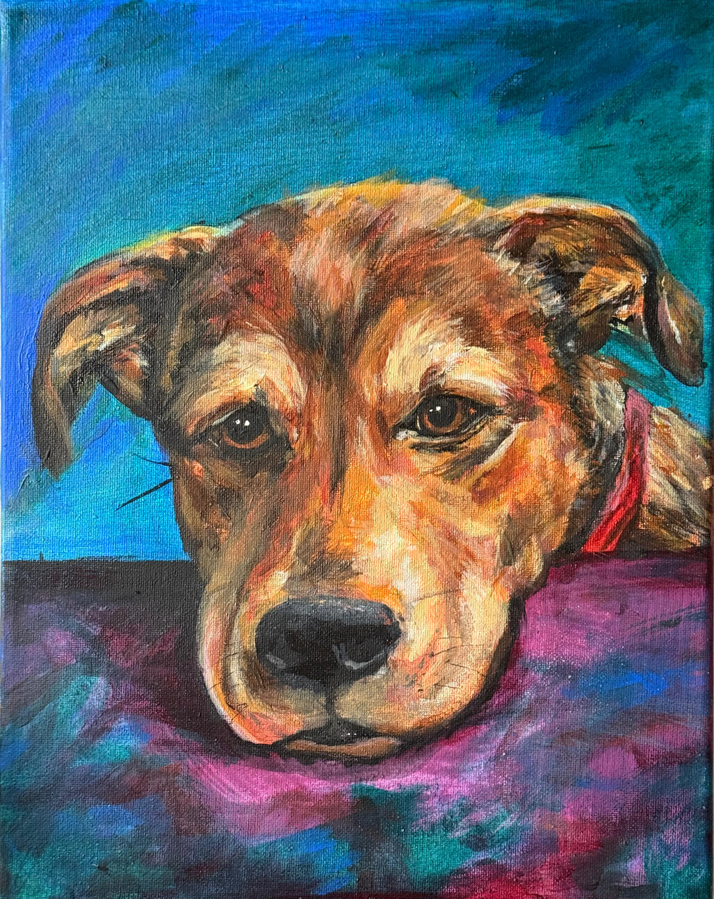 Molly painting